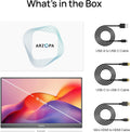 ARZOPA Z1C 16.1" FHD Portable Monitor with Built-in Kickstand | Z1C