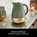 Morphy Richards Cassini 1.7L Rapid Boil Jug Kettle, Olivine Green | 103022