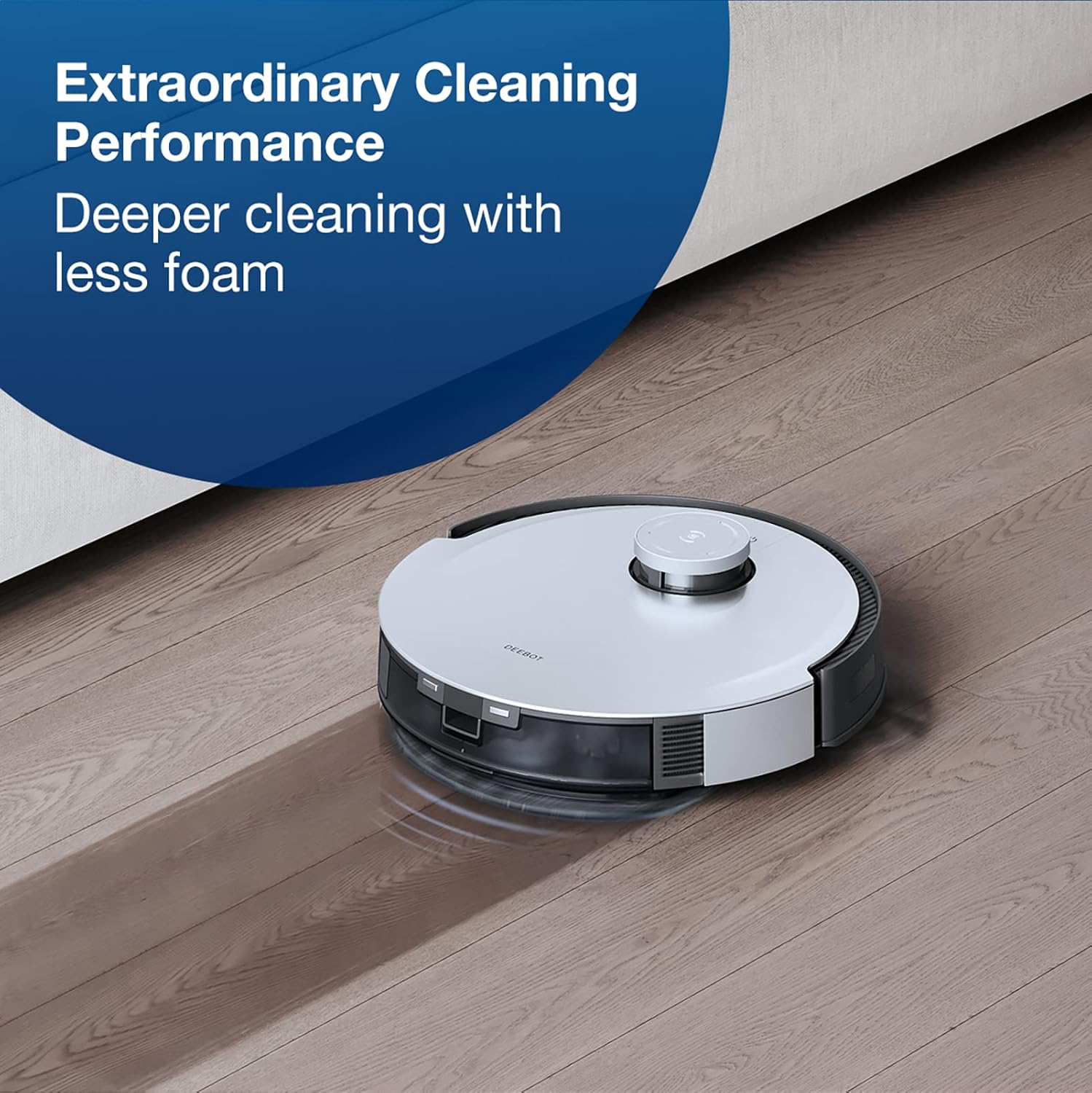 Ecovacs DEEBOT Cleaning Solution 1L - Floor Cleaning for OZMO Mopping System | 270-D-SO01-0019