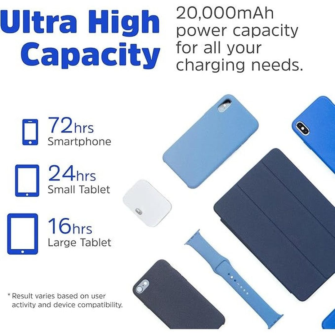 Energizer 20,000mAh Wireless Power Bank | QE20009PQ Energizer Powerbank Euronics Ireland