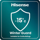 Hisense Tall Freezer - Stainless Steel | FV298N4ACE Hisense Fridge Freezer Euronics Ireland