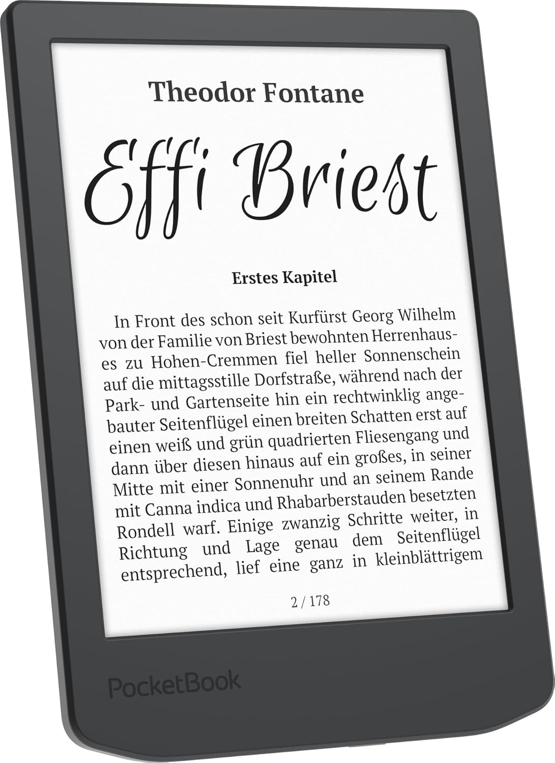 PocketBook Verse Lite - 6" E Ink Carta E-Reader - Midnight Grey | 253-PB619-T-WW