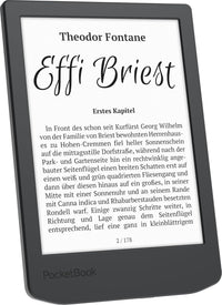 PocketBook Verse Lite - 6" E Ink Carta E-Reader - Midnight Grey | 253-PB619-T-WW
