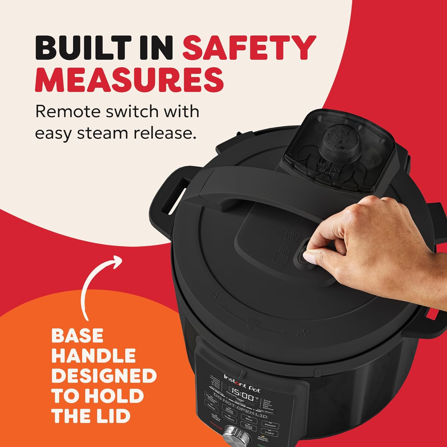 Instant Pot WhisperQuiet 9‑in‑1 Multi‑Cooker – 6 L Smart Pressure Cooker