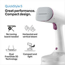 Braun QuickStyle 5 Garment Steamer White/Purple | GS5011PU
