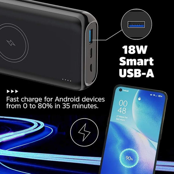 Energizer 20,000mAh Wireless Power Bank | QE20009PQ Energizer Powerbank Euronics Ireland