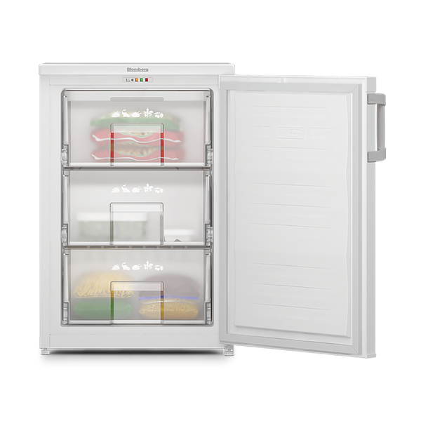 Blomberg Frost Free Under Counter Freezer White | FNE154P Blomberg Under Counter Fridge Euronics Ireland