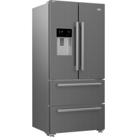 Beko Freestanding American Style Fridge Freezer with HarvestFresh™ Stainless Steel | GNE460520DVPX Beko American Fridge Freezer Euronics Ireland