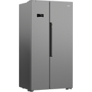 Beko Freestanding American Style Fridge Freezer with NeoFrost™ - Stainless Steel | ASL1442VPS Beko American Fridge Freezer Euronics Ireland