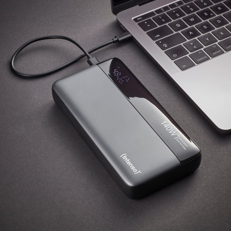 Intenso HE25000 25000mAh 140W Laptop Power Bank - Grey - view 4