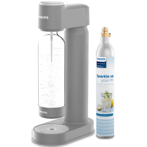 Philips GoZero Soda Maker - Grey | ADD4901GR/10 Philips Water Carbonator Euronics Ireland