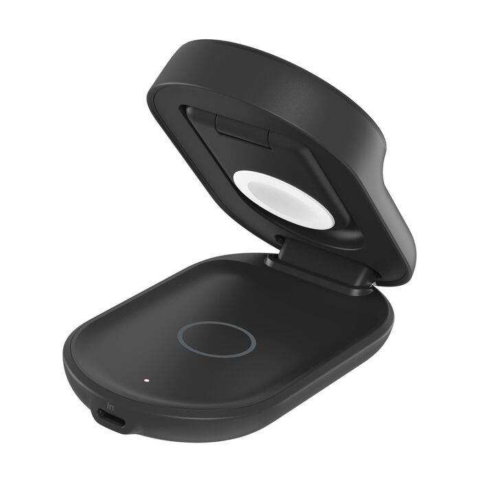 Belkin UltraCharge 3-in-1 Foldable Magnetic Charger with Qi2 25W Black product image