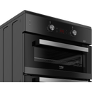 Beko Pro 60 cm Electric Cooker - Black & Silver | BDI6C65K