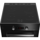 Beko Pro 60 cm Electric Cooker - Black & Silver | BDI6C65K