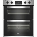 Beko 72cm Built-Under Double Fan Oven with Touch Controls | BBTF26300X Beko Oven Euronics Ireland
