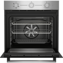Beko AeroPerfect™ 60cm Built-in RecycledNet™ Single Fan Oven | BBIF16100X Beko Oven Euronics Ireland