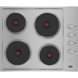 Beko 60cm Sealed Plate Hob with Side Knob Controls | HIBE64101X