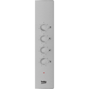 Beko 60cm Sealed Plate Hob with Side Knob Controls | HIBE64101X Beko Hob Euronics Ireland