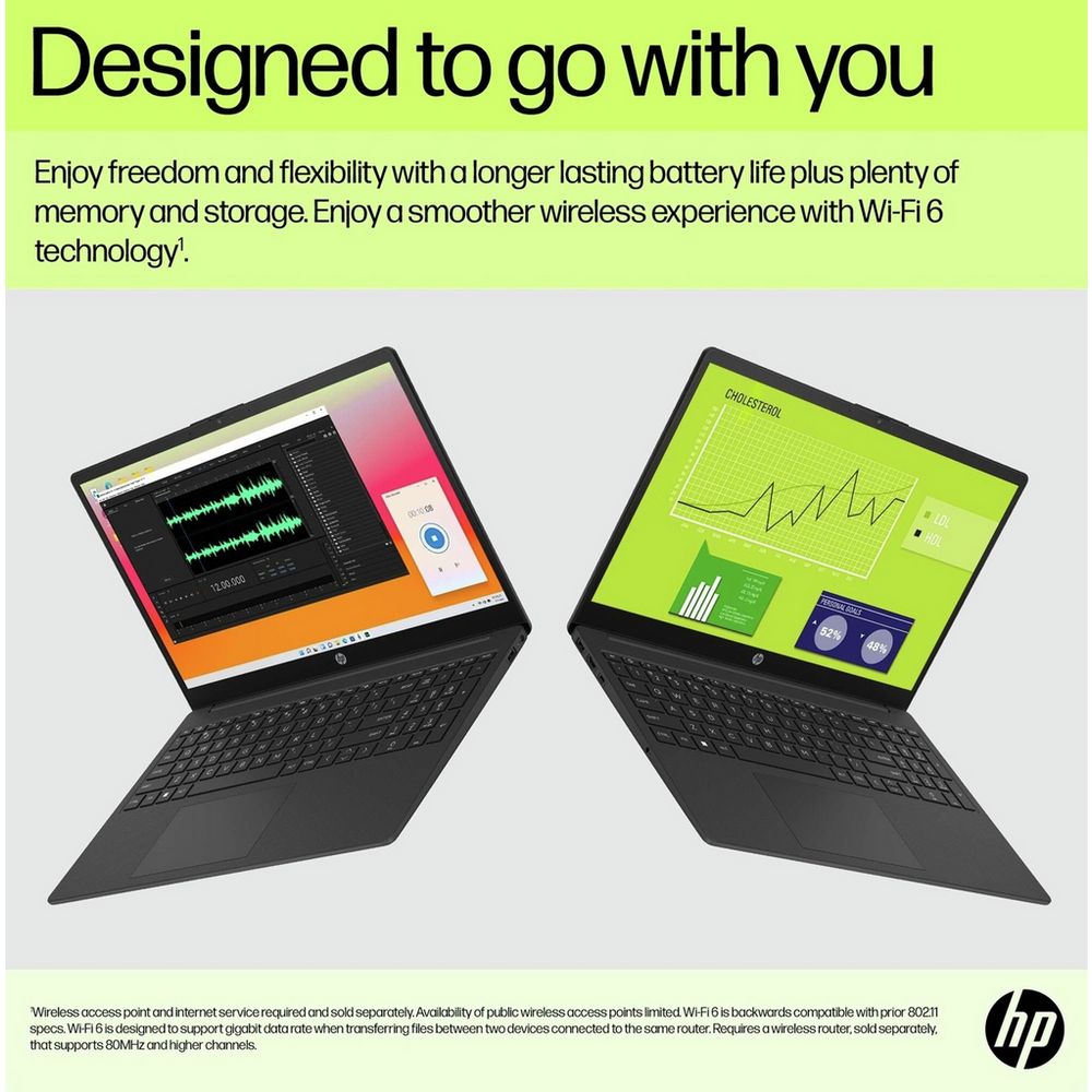 HP Laptop 15-fd0064na 15.6-inch laptop in Jet Black