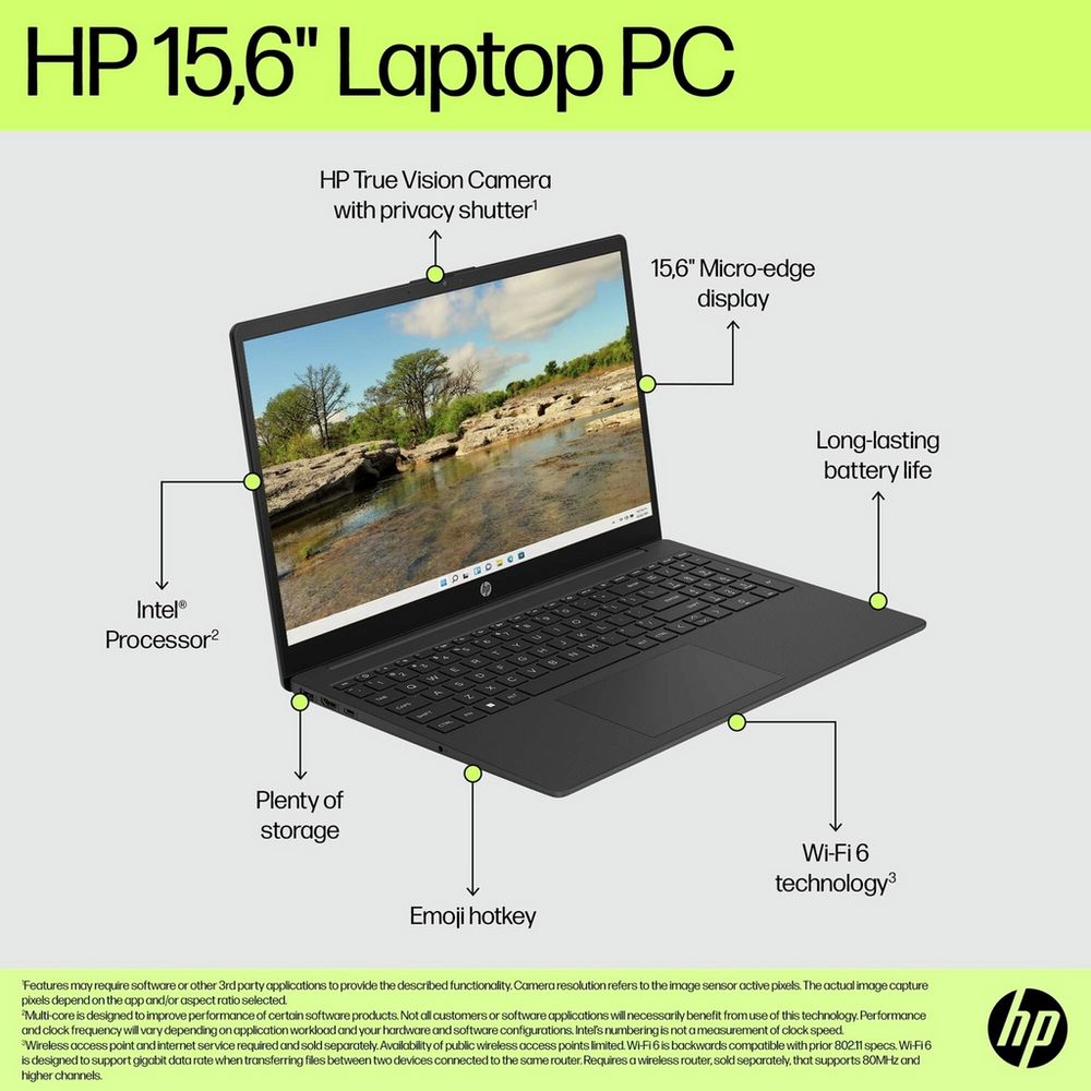 HP Laptop 15-fd0064na 15.6-inch laptop in Jet Black