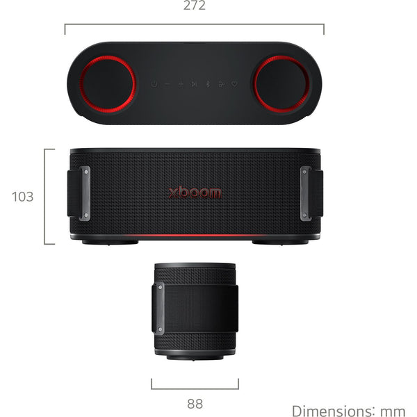 LG XBOOM Bounce – 40 W Portable Speaker | BOUNCE.AEUSLBK