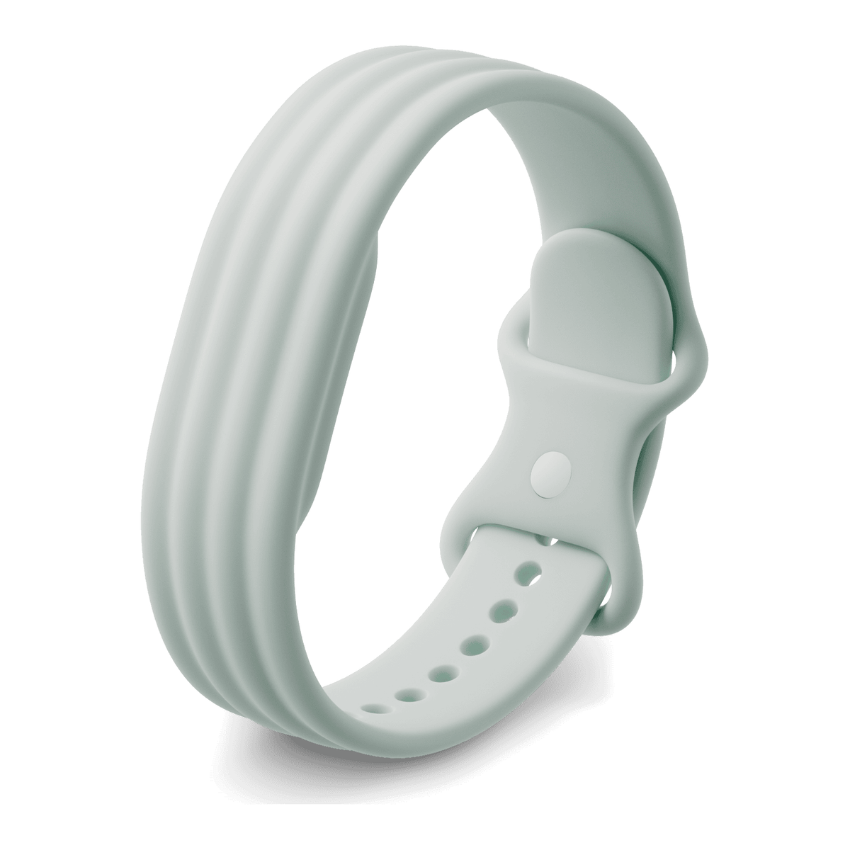 Google Fitbit Air Active Band, Small - Fog - angled view