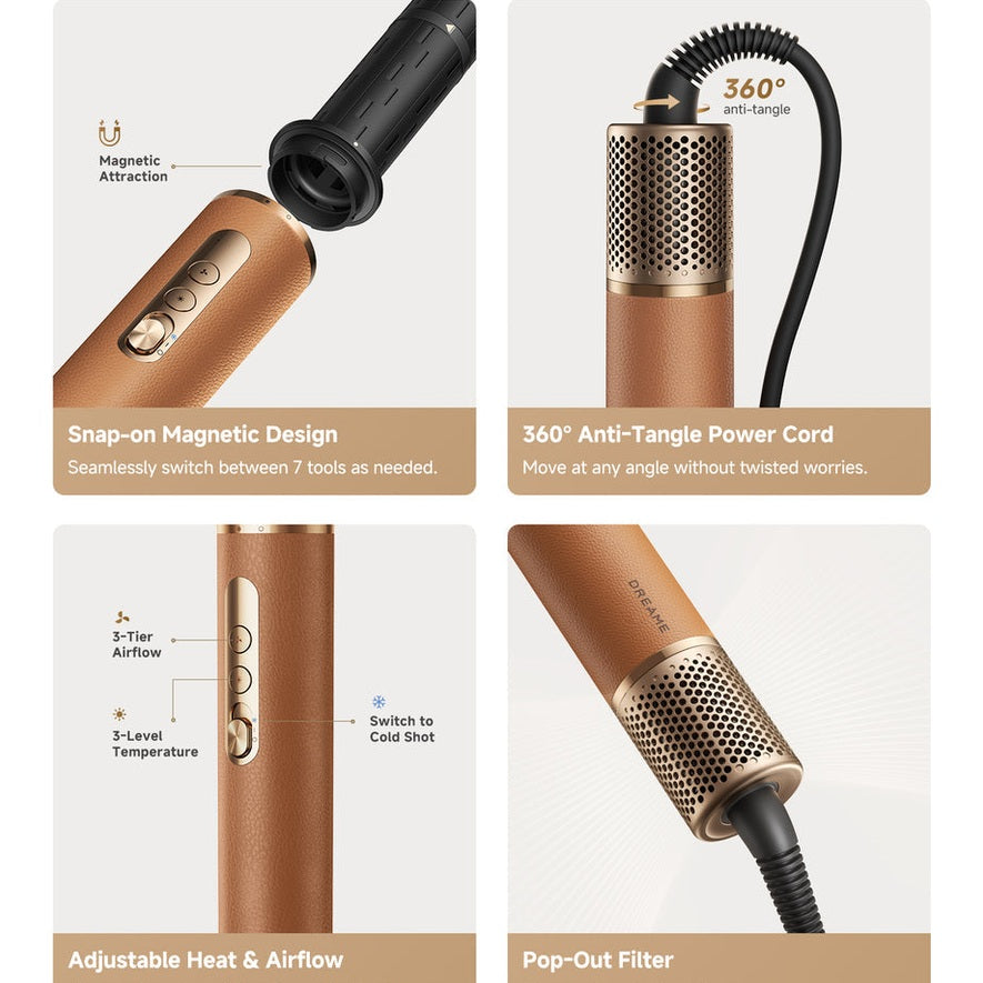 Dreame AirStyle Pro 7-in-1 Hair Styler | Multi-tool Dryer & Styling Kit Haircare – view 9