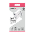 Groov-e 65W 3-Port GaN Wall Charger White - official product image