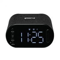 Groov-e Atlas II Bluetooth Alarm Clock Radio Black - official product image