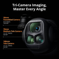 DJI Mavic 4 Pro Tri-Camera Drone with DJI RC 2 - tri-camera system
