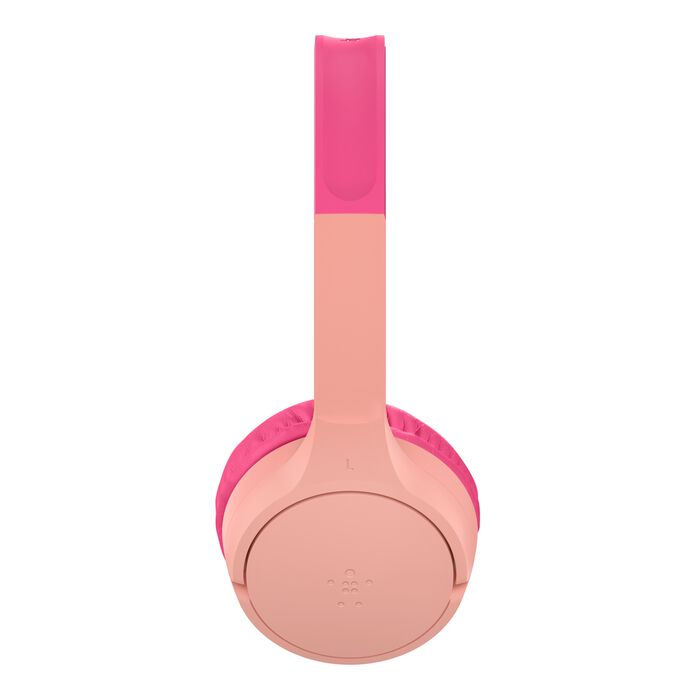 Belkin SoundForm Mini Wireless On-Ear Headphones for Kids Pink product image