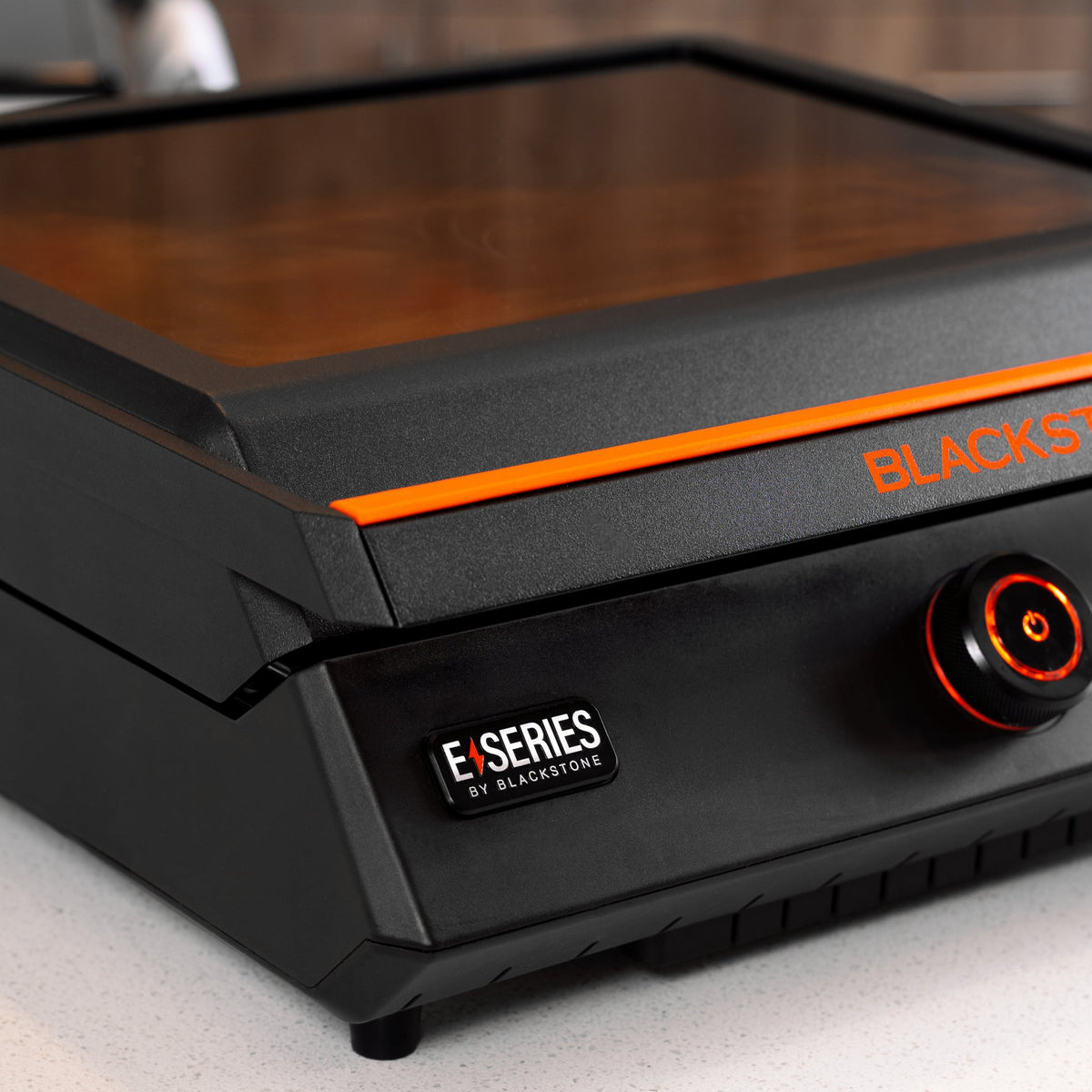 Blackstone E-Series 17" Electric Tabletop Griddle with Hood - Black - E-Series badge