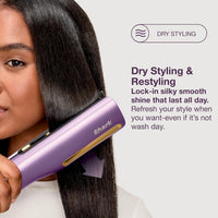 Shark SilkiPro Ceramic Hair Straightener & Dryer | HT401UKPU