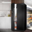 Hisense Freestanding Side by Side Fridge Freezer | RS694N4IBE Hisense American Fridge Freezer Euronics Ireland