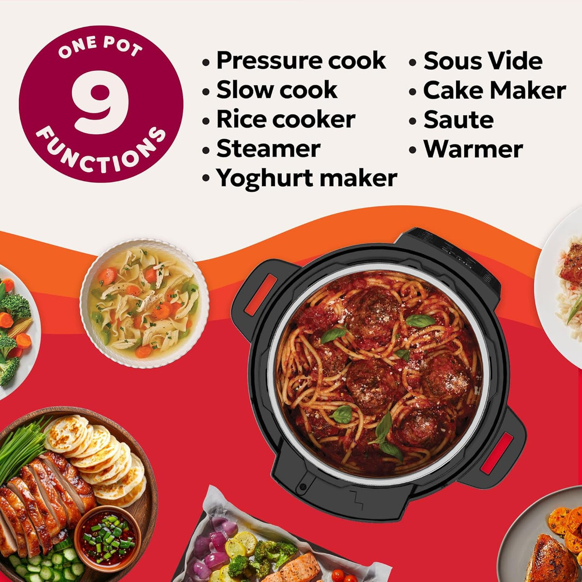 Instapot Instant Pot WhisperQuiet 9‑in‑1 Multi‑Cooker – 6 L Smart Pressure Cooker – view 6