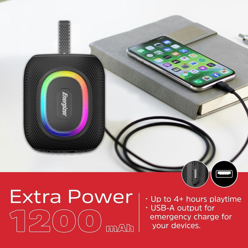 Energizer Bluetooth Speaker with Power Bank | BST081-BK Energizer Speaker Euronics Ireland