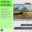 HP 24" All-in-One Desktop 8GB RAM 256GB AMD Radeon Graphics, Black | 650G3EA