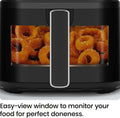 Chefman 5.7L Compact Air Fryer with Hi-Fry Technology | RJ38-6TW-BLK-DS-UK