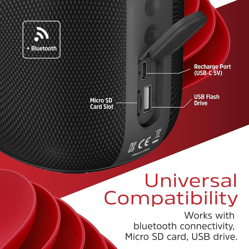 Energizer Bluetooth Speaker with Power Bank | BST081-BK Energizer Speaker Euronics Ireland