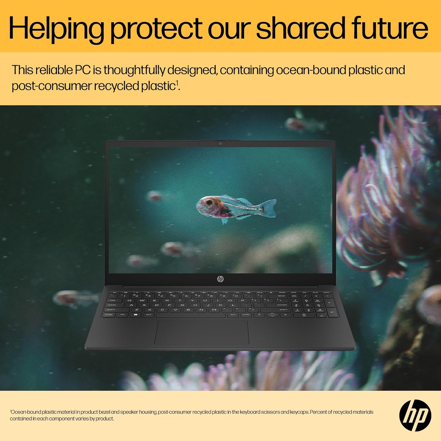 HP AMD Ryzen 3 7320U 8GB 256GB SSD 15.6" Full HD Laptop Windows 11 Home | BM2U1EA