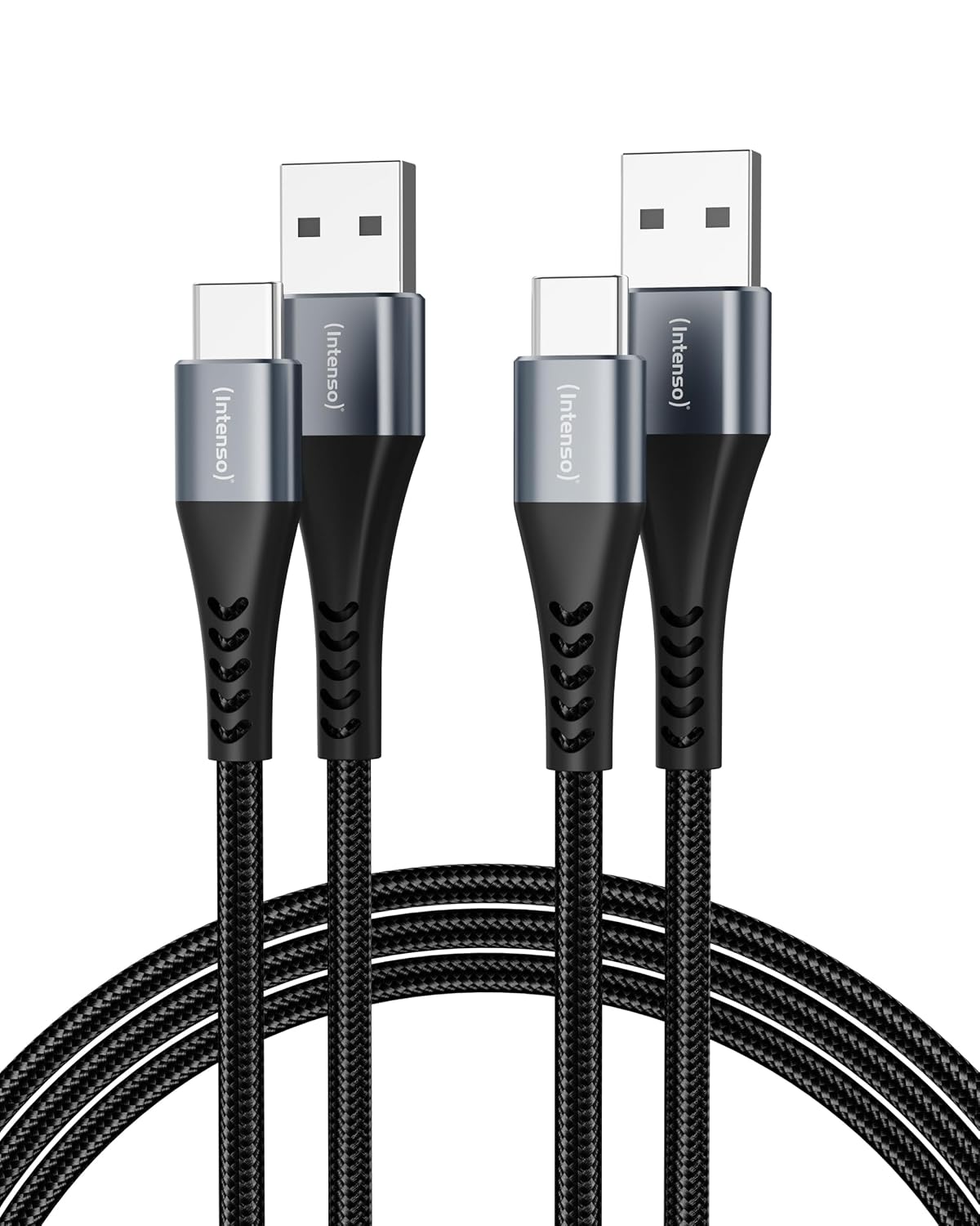 Intenso A60C USB-A to USB-C Cable Mix, 3 Pack (0.5m, 2 x 2m) 60W - Black - view 2