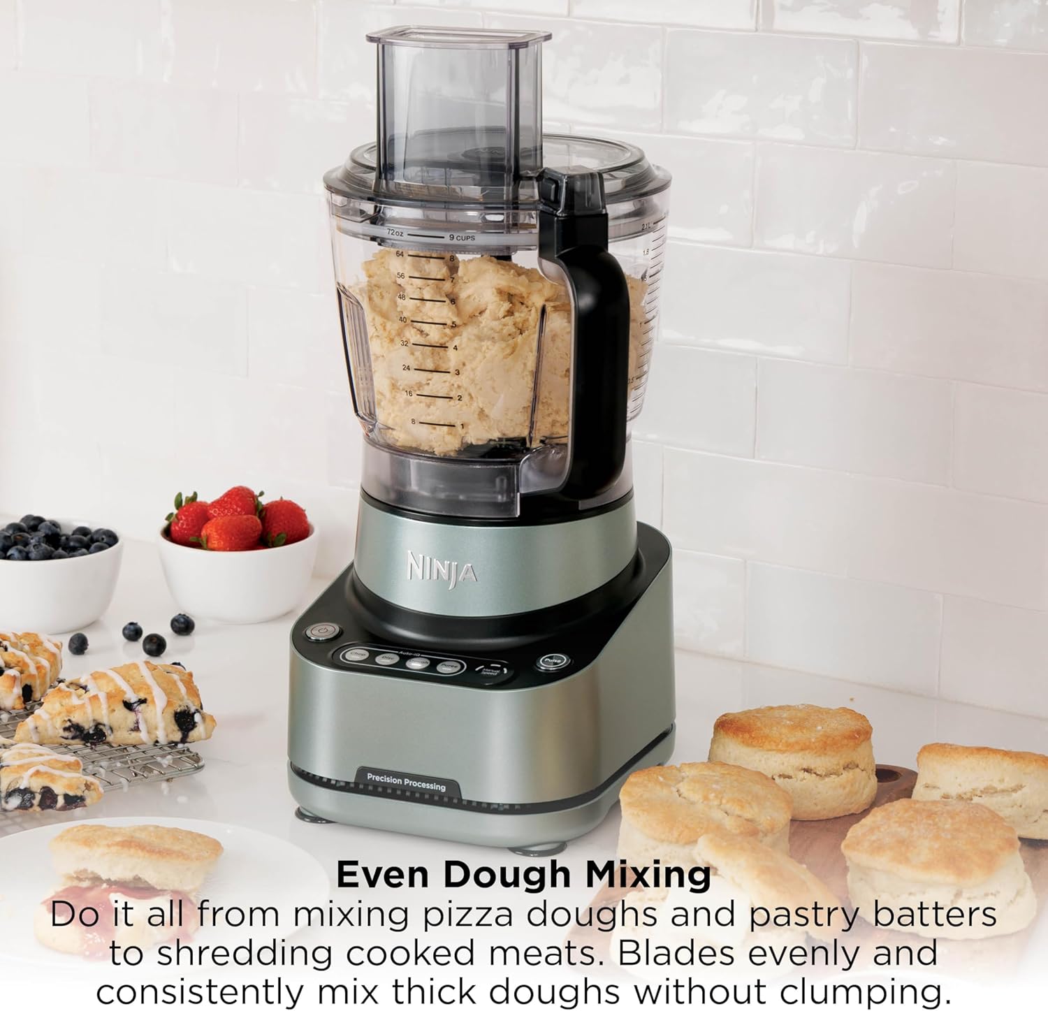 Ninja PrecisionPro 2.1L Food Processor with Auto Presets | BZ651UK
