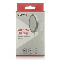 Groov-e Magnetic Wireless Charger 15W White - official product image