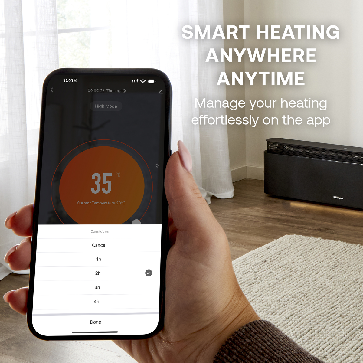 Dimplex Thermaliq Smart Baseboard Heater 2.2kW Smart Black product image