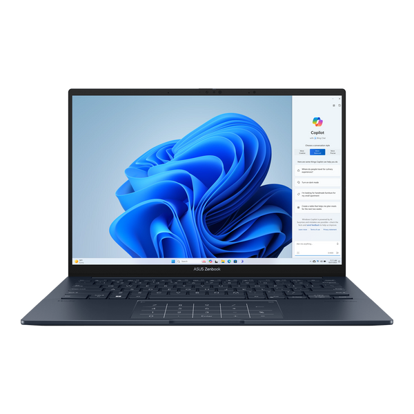 ASUS Zenbook 14 OLED UX3405CA laptop in Ponder Blue