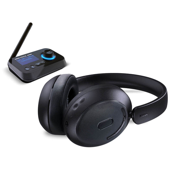 Mixx StreamQ TV Headphones + StreamPort TV Black  | SQTV-SP-BK-399