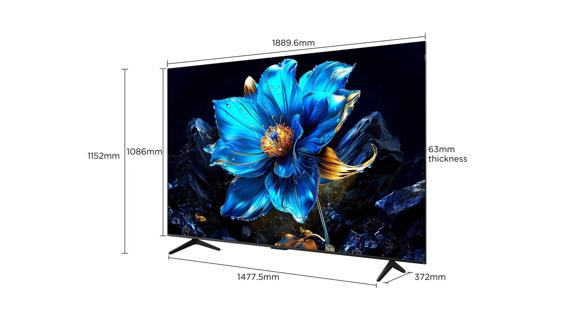 TCL 85" 60Hz QLED Google TV | 85P7K