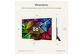 LG 86" Mini RGB Evo AI 4K Ultra HD Smart TV (2026) | 86MRGB88B6B.AEI