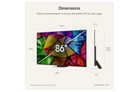 LG 86" Mini RGB Evo AI 4K Ultra HD Smart TV (2026) | 86MRGB88B6B.AEI