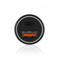 Groov-e USB-C and USB-A Car Charger 20W Black - official product image